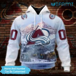 Colorado Avalanche Hoodie 3D Rocky Mountain Custom Avalanche Gift