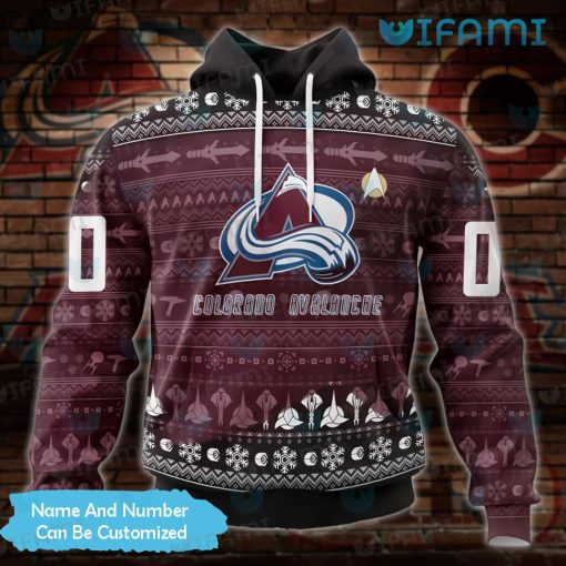 Colorado Avalanche Hoodie 3D Star Trek Custom Avalanche Gift