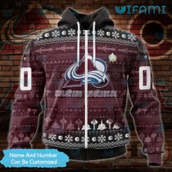 Colorado Avalanche Hoodie 3D Star Trek Custom Avalanche Zip Up