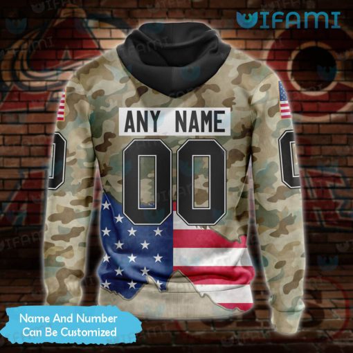 Colorado Avalanche Hoodie 3D USA Flag Camo Custom Avalanche Gift