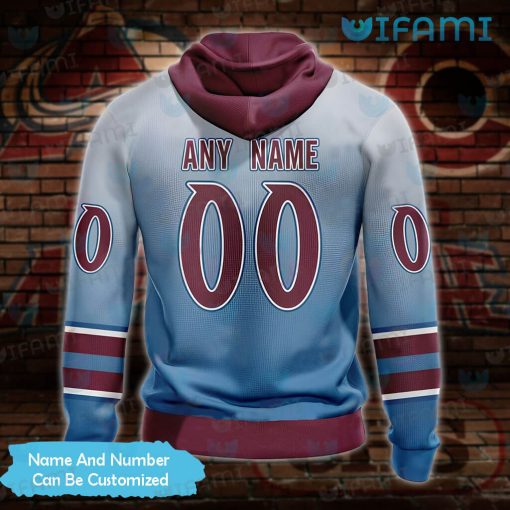 Colorado Avalanche Reverse Retro Hoodie 3D Logo Custom Avalanche Gift