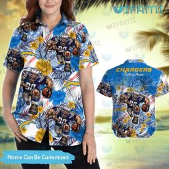 Custom Chargers Hawaiian Shirt Outstanding Best Chargers Present Back