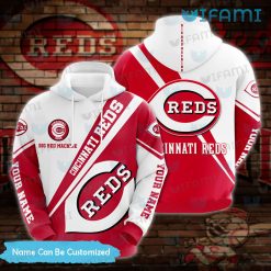 Custom Cincinnati Reds Hoodie 3D Big Logo Cincinnati Reds Gift