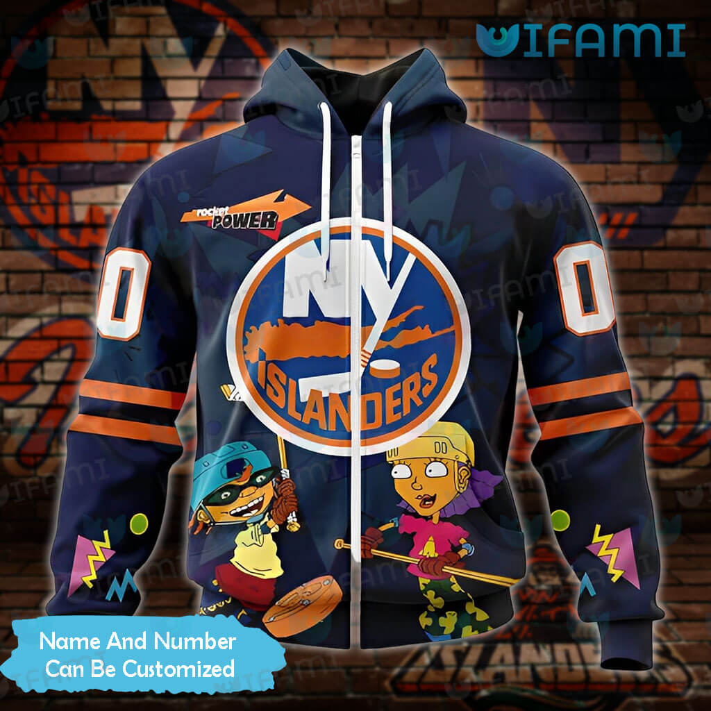 NHL New York Islanders Custom Name Number Jersey Halloween Sweatshirt