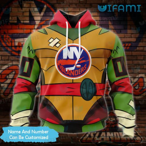 Custom NY Islanders Hoodie 3D Ninja Turtles New York Islanders Gift