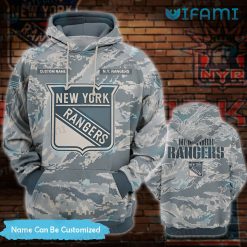 Custom NY Rangers Hoodie Mens Camouflage New York Rangers Gift