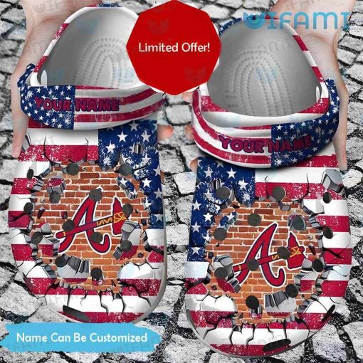 Custom Name Braves Crocs Championship Charm Atlanta Braves Gift