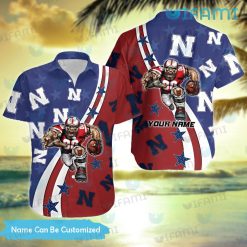 Custom Nebraska Hawaiian Shirt Big Mascot Nebraska Cornhuskers Gift