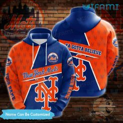 Custom New York Mets Hoodie 3D Big Logo Mets Gift