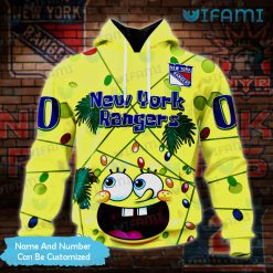 Custom New York Rangers Hoodie 3D SpongeBob New York Rangers Gift