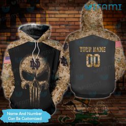 Custom Notre Dame Hoodie 3D Punisher Camo Unique Notre Dame Gifts