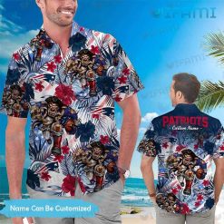 Custom Patriots Hawaiian Shirt Bold and Sporty New England Patriots Gift