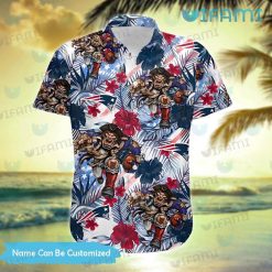 Custom Patriots Hawaiian Shirt Bold and Sporty New England Patriots Present