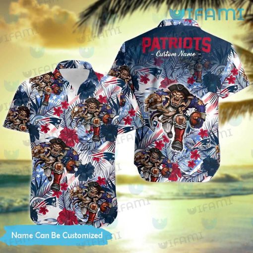 Custom Patriots Hawaiian Shirt Bold and Sporty New England Patriots Gift