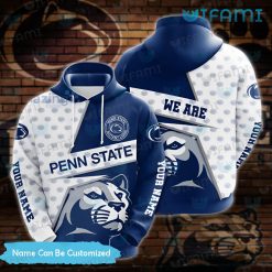 Custom Penn State Hoodie 3D Logo Pattern Penn State Gift