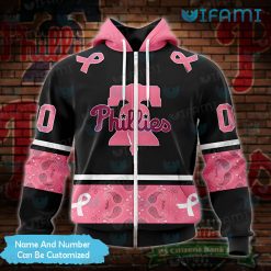 Custom Phillies Hoodie 3D Paisley Pattern Philadelphia Phillies Zip Up