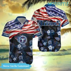 Custom Titans Hawaiian Shirt USA Flag Tennessee Titans Gift