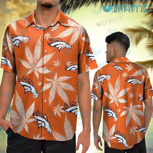 Denver Broncos Hawaiian Shirt Beaming Broncos Gift