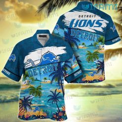 Detroit Lions Hawaiian Shirt Game Day Glam Detroit Lions Gift