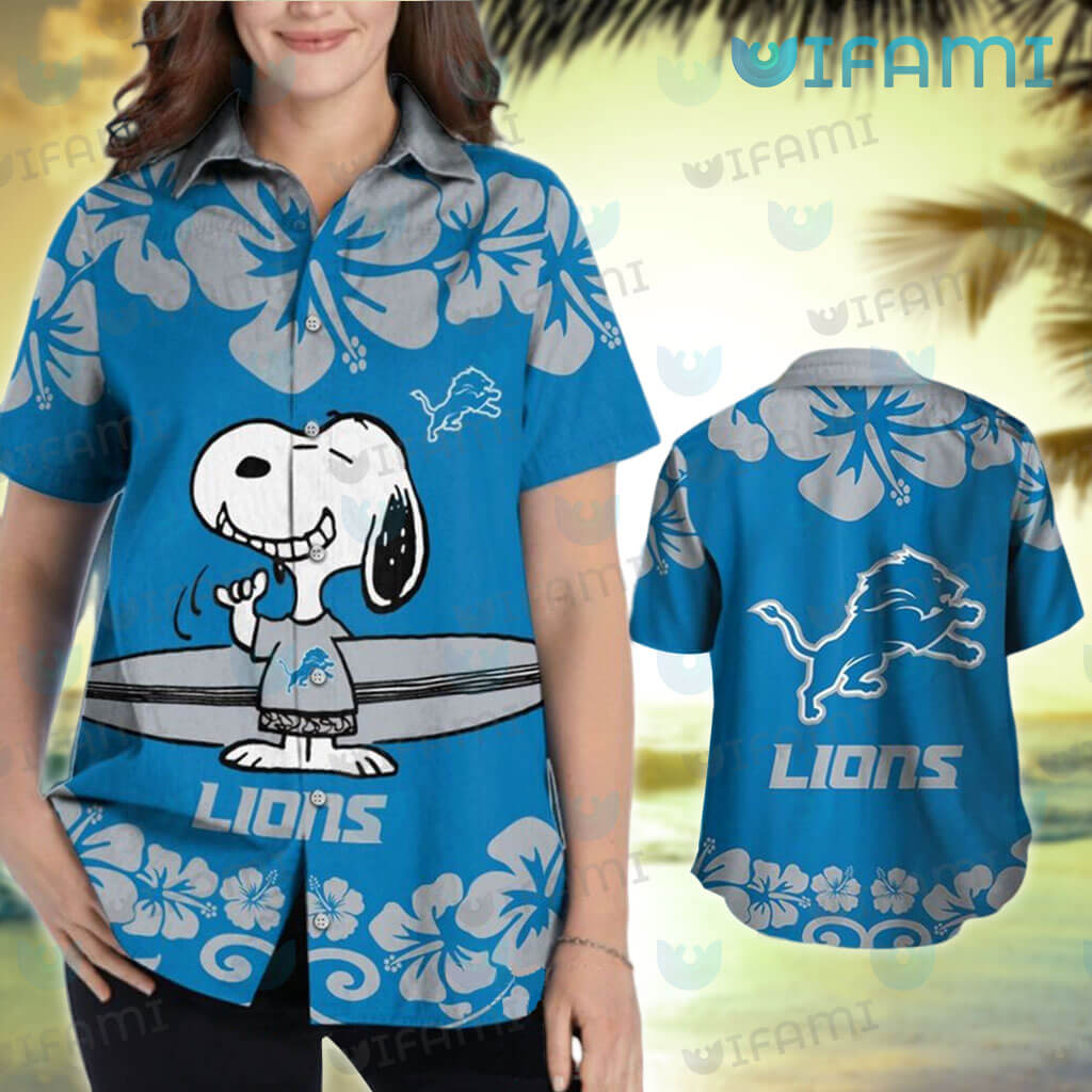 Detroit Lions Logo Mickey Mouse Disney Hawaiian Shirt - Best