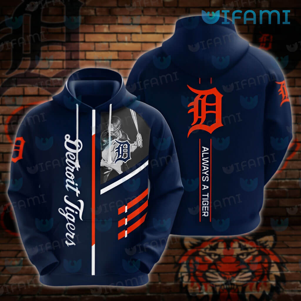 Detroit Tigers Hoodie 3D White Nike Logo Detroit Tigers Gift - Personalized  Gifts: Family, Sports, Occasions, Trending