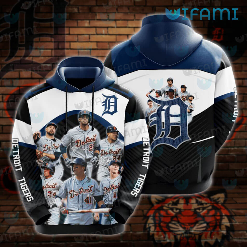 MLB Detroit Tigers 3D Hoodie, Detroit Tigers Fan Gift For Men