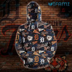 Detroit Tigers Zip Up Hoodie 3D Logo History Detroit Tigers Gift
