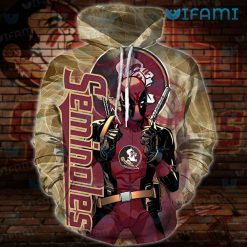 Florida State Seminoles Hoodie 3D Deadpool FSU Gift