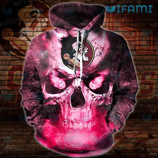 Florida State Seminoles Hoodie 3D Lava Skull FSU Gift