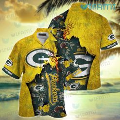 Green Bay Packers Hawaiian Shirt Sporty Swag Green Bay Gift