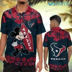 Houston Texans Hawaiian Shirt Mickey Mouse Texans Gift