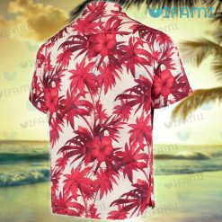 Huskers Hawaiian Shirt Hibiscus Tropical Tree Nebraska Cornhuskers Gift