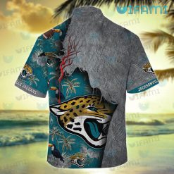 Jacksonville Jaguars Hawaiian Shirt Jesus Bountiful Jaguars Present Back