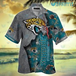Jacksonville Jaguars Hawaiian Shirt Jesus Bountiful Jaguars Present Front