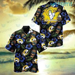 LA Rams Hawaiian Shirt Beaming Los Angeles Rams Gifts