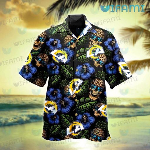 LA Rams Hawaiian Shirt Beaming Los Angeles Rams Gifts