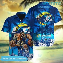 LA Rams Hawaiian Shirt Terrific Custom Rams Gift