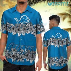 Detroit Lions Hawaiian Shirt Touchdown Trends Detroit Lions Gift