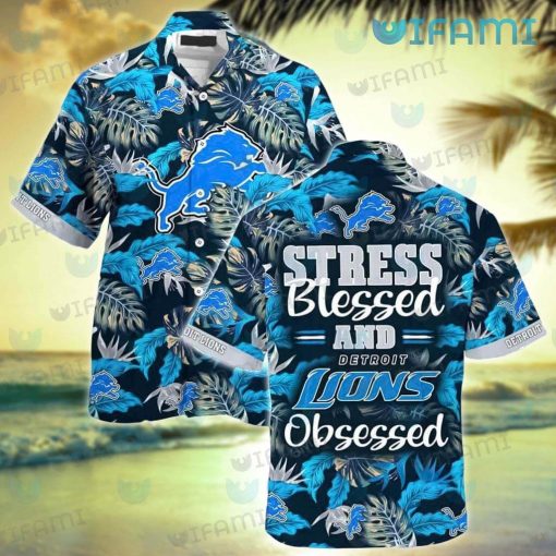 Lions Hawaiian Shirt Field Frenzy Detroit Lions Gift