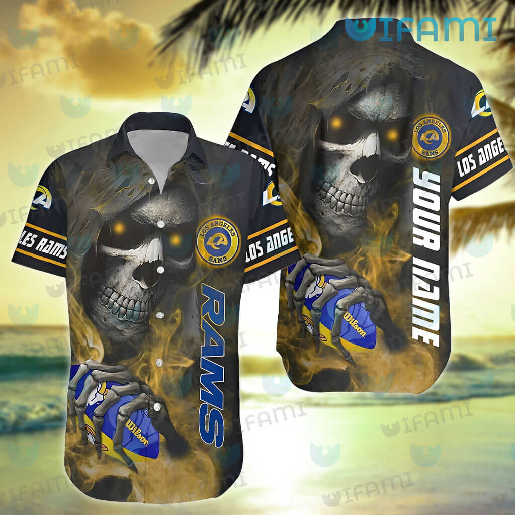 Los Angeles Rams Hawaiian Shirt Grim Reaper Rams Gift