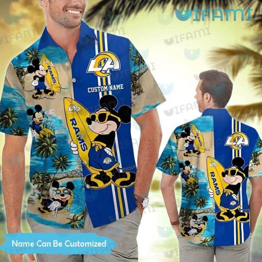 Los Angeles Rams Hawaiian Shirt Mickey Mouse Rams Gift