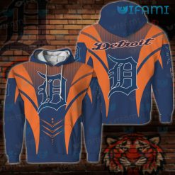 Mens Detroit Tigers Hoodie 3D Armor Design Detroit Tigers Gift