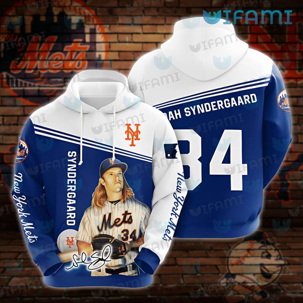 Mets Hoodie 3D Noah Syndergaard 84 Signature New York Mets Gift -  Personalized Gifts: Family, Sports, Occasions, Trending