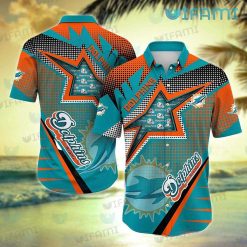 Miami Dolphins Hawaiian Shirt Team Colors Inspiration Miami Dolphins Gift