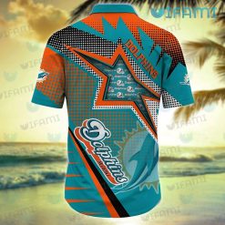 Miami Dolphins Hawaiian Shirt Team Colors Inspiration Miami Dolphins Present Back
