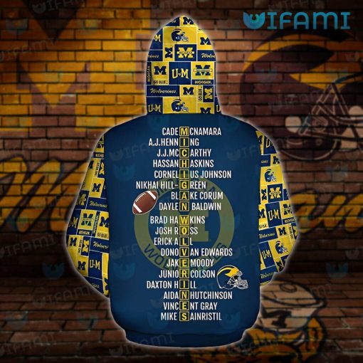 Michigan Football Hoodie 3D 2021 Champions Michigan Wolverines Gift