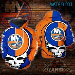NY Islanders Hoodie 3D Grateful Dead Logo New York Islanders Gift