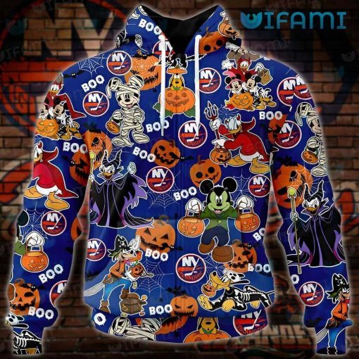 NY Islanders Hoodie 3D Mummy Mickey Halloween New York Islanders Gift