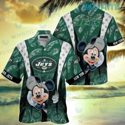 NY Jets Hawaiian Shirt Mickey Mouse Jets Gifts For Him