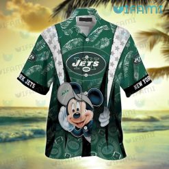 NY Jets Hawaiian Shirt Mickey Mouse Jets Present